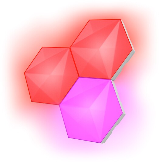 Trust Vybz Hexagon RGB LED lyspanel utvidelsessett Trust Vybz Hexagon RGB LED lyspanel utvidelsessett