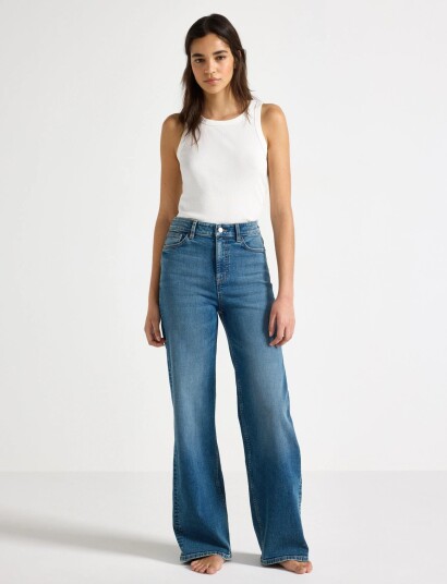 Lindex Straight Jeans With Light Stretch Blue 34 Lindex Straight Jeans With Light Stretch Blue 34