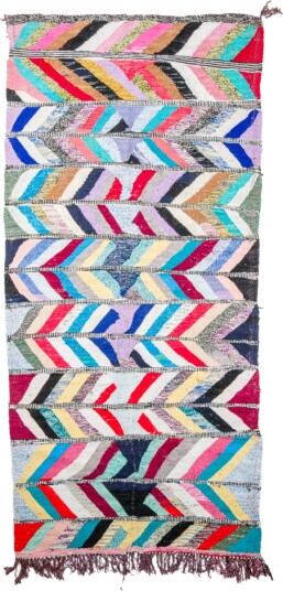 Marokkansk Boucherouite teppe 150 x 320 cm Størrelse: 150 x 320 cm