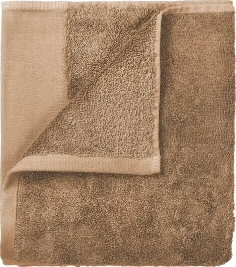 Blomus Set Of 4 Guest Hand Towels 30 X 30 Cm Riva Tan Brown 30X 30CM Blomus Set Of 4 Guest Hand Towels 30 X 30 Cm Riva Tan Brown 30X 30CM