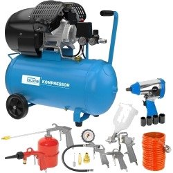 Güde Kompressor 405/10/50 - 2,2 kw - 10 bar - Sett Med 15 Deler