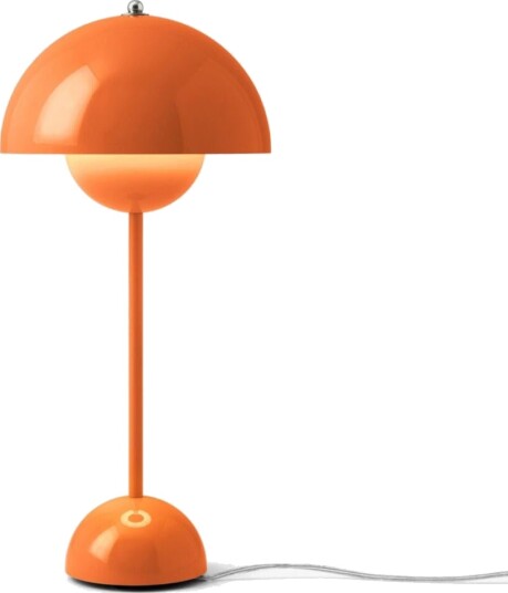 Flowerpot VP3 bordlampe Livlig oransje