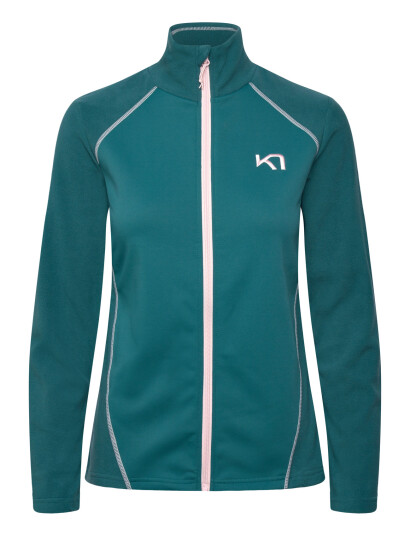 Kari Traa Kari F/Z Fleece - Green - XS Kari Traa Kari F/Z Fleece - Green - XS