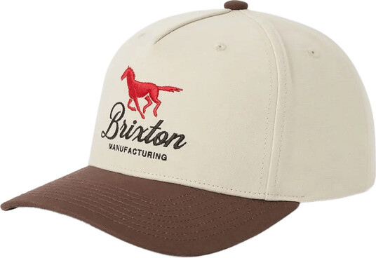 Brixton Leisure Snapback   Beige   ONE SIZE
