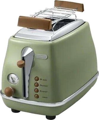 DeLonghi Icona Vintage Brødrister 2 Skiver 900W Grønn CTOV 2103.GR
