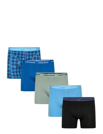 Björn Borg Cotton Stretch Boxer 5P Multi/patterned L