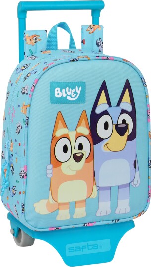 Bluey Mini Trolley Trillekoffert 6L Lyseblå