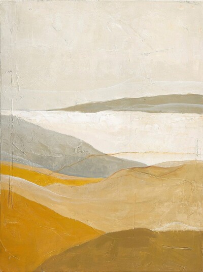 MalerifabrikkenDesign Maleri / Yellow Field / 90x120 CmGulBilder & skilt