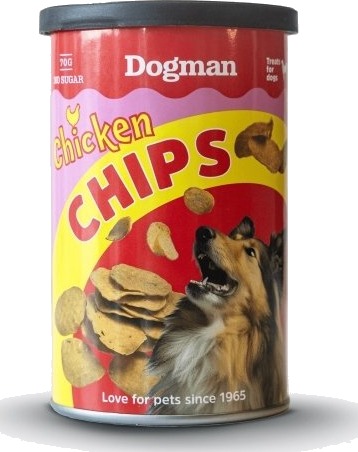 Dogman Chips Med Kylling 70 G