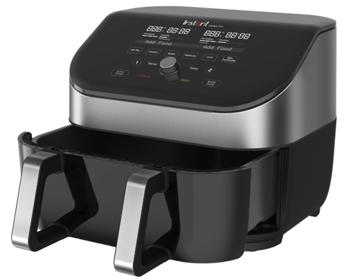 Instant Vortex Versazone Clear Cook Ss Airfryer Svart Rustfritt Stål