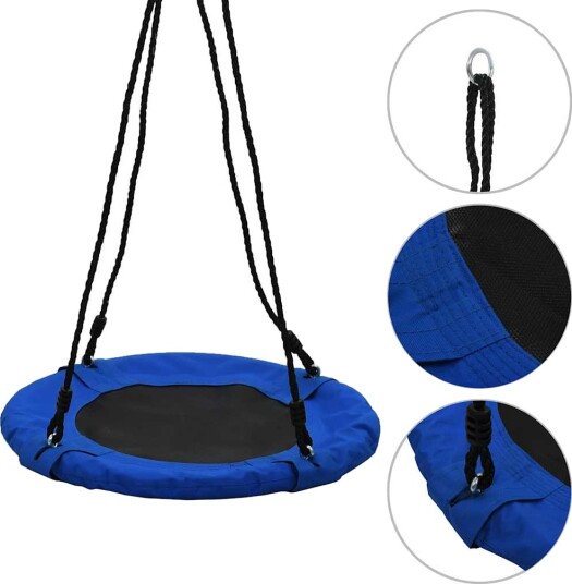 vidaXL Huske 60 cm 100 kg blå