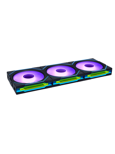 Lian Li UNI SL-INF 120mm RGB Kabinettvifte 3-Pack - Svart Lian Li UNI SL-INF 120mm RGB Kabinettvifte 3-Pack - Svart