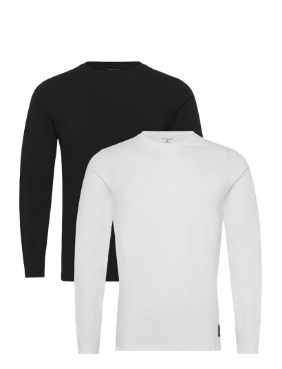 Björn Borg Core Slim Long Sleeve T Shirt 2P Black M