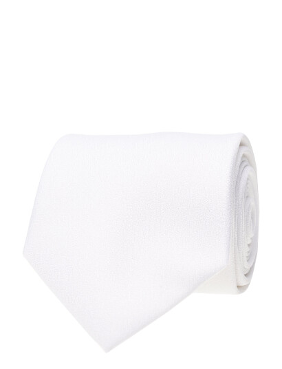 Amanda Christensen Funeral Tie - White - ONE SIZE