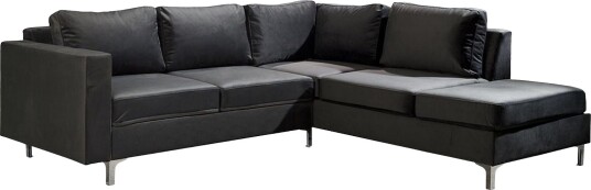 Truro Hjørnesofa Divan Høyre Svart Truro Hjørnesofa Divan Høyre Svart