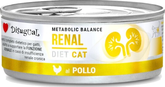 Disugual Våtfôr Metabolic Balance Renal Cat Kylling 12 X 85 G