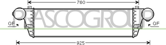 Intercooler PRASCO ME026N003