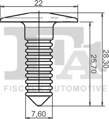 FA1 21-10013.5 Klips, pynte- / beskyttelseslist