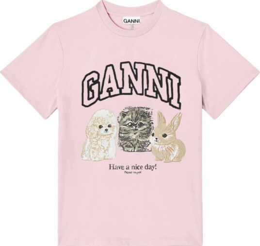 Ganni Dame Topper Rosa M,