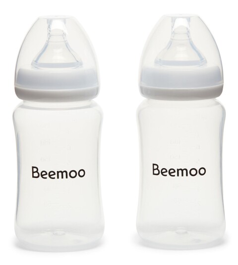 Beemoo CARE Brystmelkflaske 240 Ml 2-pack inkl. Tut Beemoo CARE Brystmelkflaske 240 Ml 2-pack inkl. Tut
