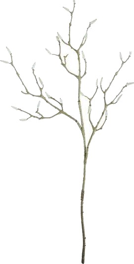 House Doctor Leaves kunstig plante 40x95 cm hvit House Doctor Leaves kunstig plante 40x95 cm hvit