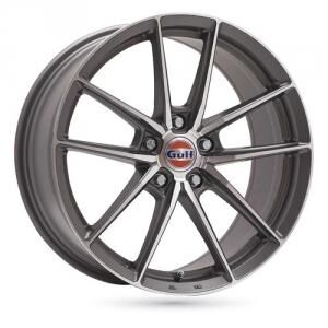 Gulf GT-3 Satin Gun Metal Machined Face 8x18 5/112 ET30 B66