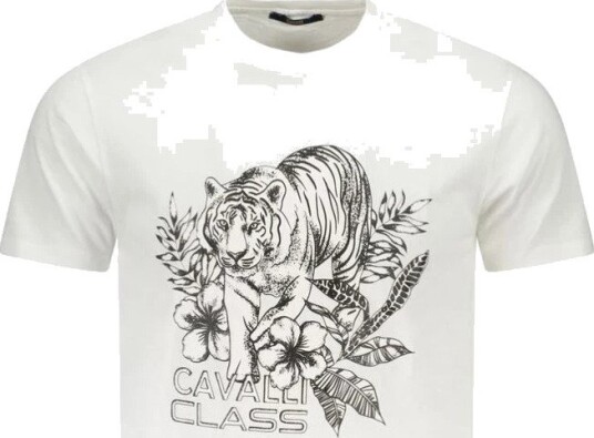 Cavalli Class Herre Topper Hvit M,