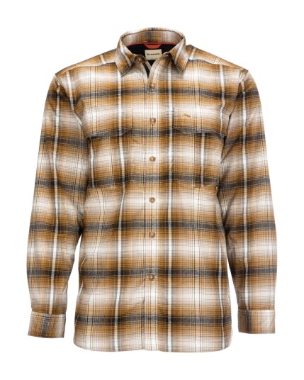 Simms Coldweather Shirt Dark Bronze Black Plaid Simms Coldweather Shirt Dark Bronze Black Plaid