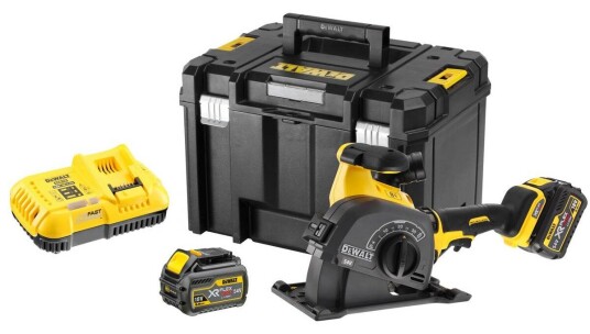 DeWalt DCG200T2 Batteridrevet Sporfres 54V 125mm med 2x6.0Ah batterier