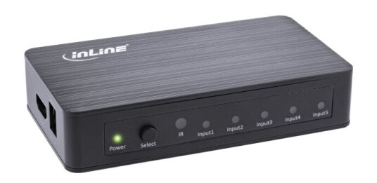 Inline 65019, Hdmi, Sort, 60 Hz, 6 Gbit/S, 600 Mhz, 4096 X 2160 Piksler Inline 65019, Hdmi, Sort, 60 Hz, 6 Gbit/S, 600 Mhz, 4096 X 2160 Piksler