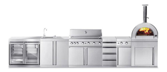Frittstående Utekjøkken Myoutdoorkitchen Stainless Collection Kansas Frittstående Utekjøkken Myoutdoorkitchen Stainless Collection Kansas