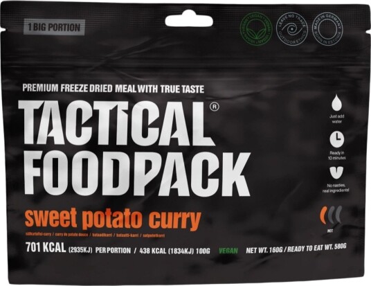 Tactical Foodpack BIG Sweet Potato Curry Black/orange