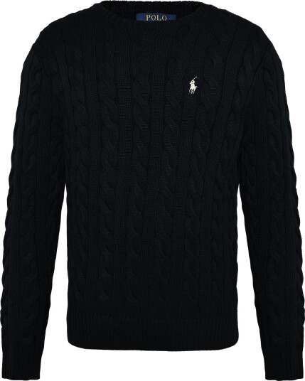Polo Ralph Lauren Cable Knit Cotton Sweater Navy M
