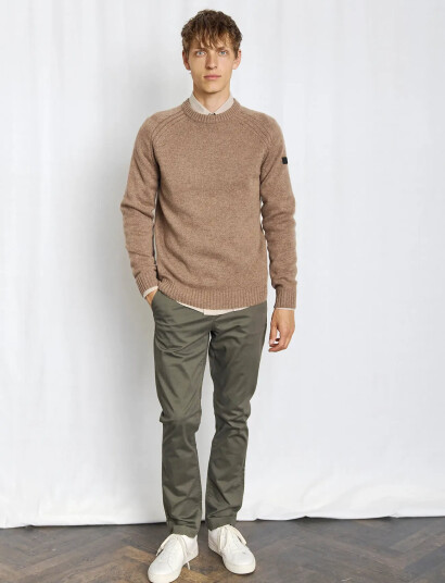 Bruun & Stengade Bs Baldor Regular Fit Knitwear - Brown - L Bruun & Stengade Bs Baldor Regular Fit Knitwear - Brown - L