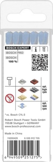 Bosch Accessories Multibor 5 Mm Samlet Lengde 100 Mm 2608902282 (10 Stk)