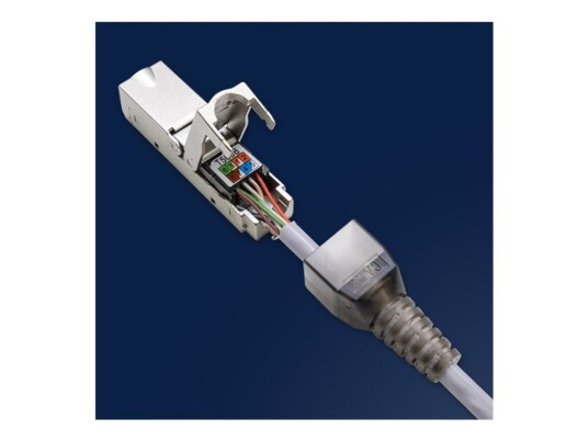Qoltec Nettverkkontakt Rj 45 Stp Cat 6 Sølv 54540