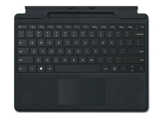 Microsoft Surface Pro Type Cover med Slim Pen 2 Tysk QWERTZ Svart Microsoft Surface Pro Type Cover med Slim Pen 2 Tysk QWERTZ Svart