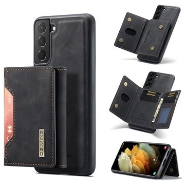 DG.Ming M2 Samsung Galaxy S21 5G Hybrid-deksel med Lommebok Svart