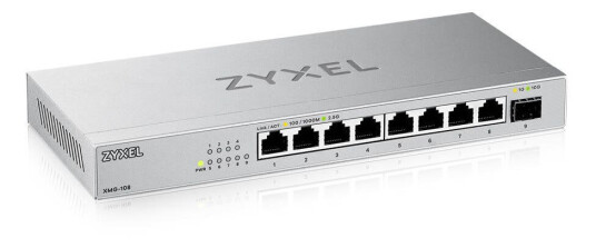 ZYXEL XMG-108 8 ts 2,5G + 1 SFP+ MultiGig unmanaged Desktop Switch