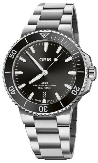 Oris Herreklokke 01 733 7787 4154 07 8 22 04PEB Aquis Sort/Stål