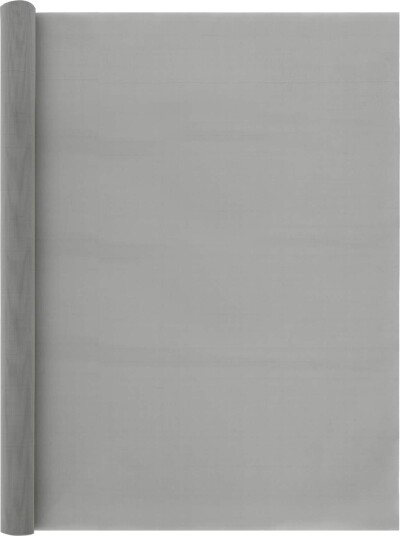 vidaXL Maskeskjerm 80 x 500 cm 120 Mesh Rustfritt stål 201 Sølv