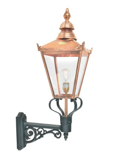Chelsea Vegglampe 954 E27 Kobber