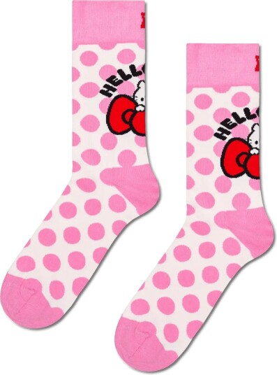 Happy Socks Hello Kitty Pink Dot Sock Pink 36 40 Happy Socks Hello Kitty Pink Dot Sock Pink 36 40
