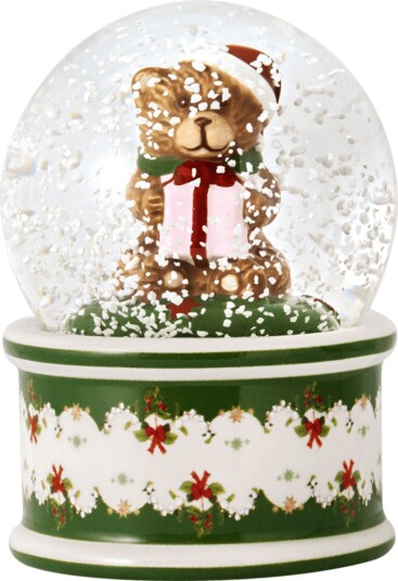 Villeroy & Boch - Christmas Toy's snøkule m/bjørn 6,5 cm
