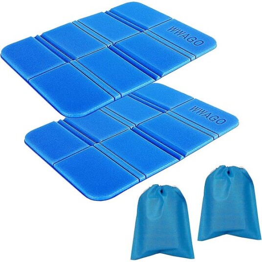 2 deler vanntett sammenleggbar putematte utendørs sammenleggbar setematte isolerende vanntett termisk setepute for reiser camping hage fotturer piknik