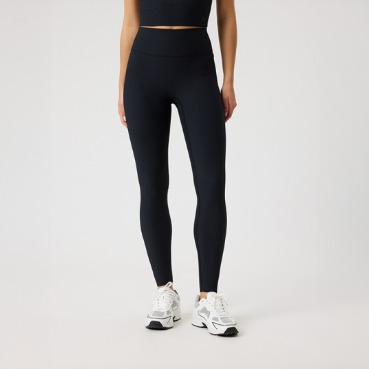 Björn Borg Studio Ribbed Tights Svart Black XS Björn Borg Studio Ribbed Tights Svart Black XS