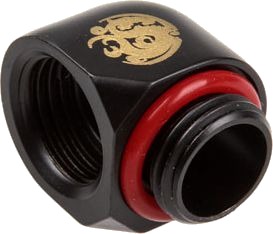 Bitspower Adapter 90° G1/4 Hann Til G1/4 Hann Svart
