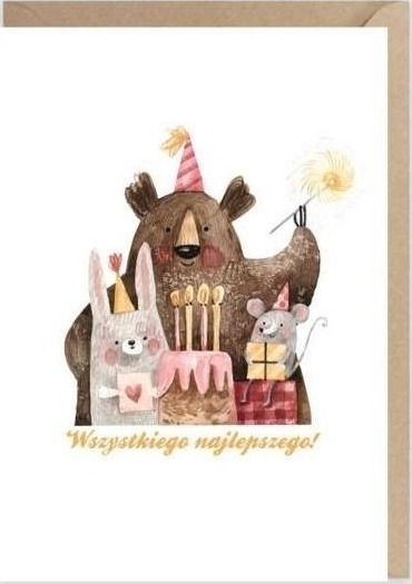 Cardie Bursdagskort Gratulerer Med Dagen! K011