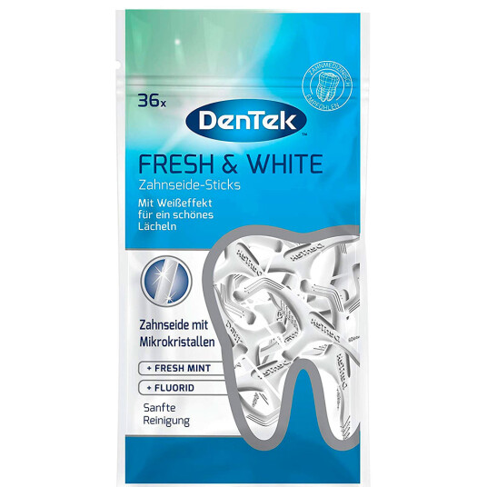 DenTek Fresh & White Floss Picks Floss Picks 36 stk. DenTek Fresh & White Floss Picks Floss Picks 36 stk.