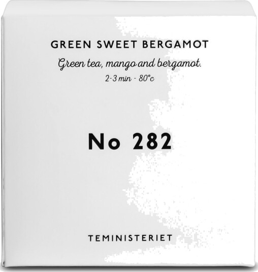 Teministeriet Signature 282 Green Sweet Bergamot Boks Te